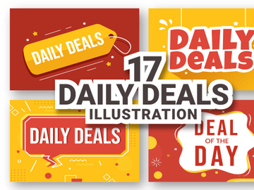 17 Daily Deals of The Day Illustration