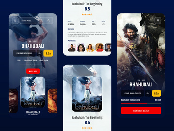 OTT App UI Kits - HULU App