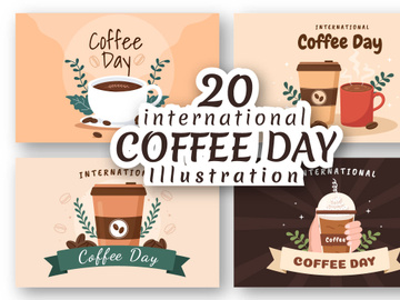 20 International Coffee Day Illustration