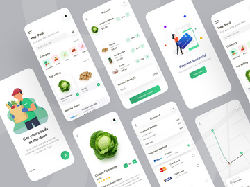 Groceries Mobile Mobile Application Design