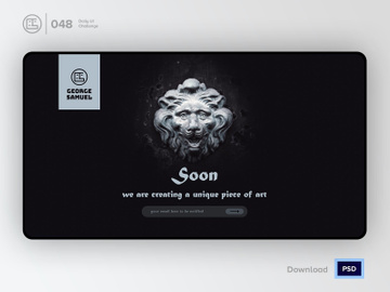 Coming Soon | Daily UI challenge - 048/100