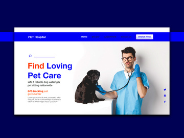 Pet Hospital Landing Page