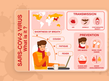 Coronavirus COVID19 Infographic