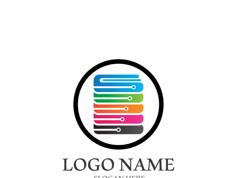 Digital book logo technology vector icon design by ~ EpicPxls