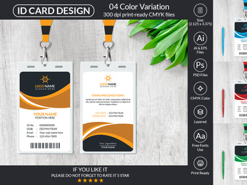 Creative ID Card Design Template