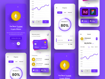 Crypto Wallet App Design