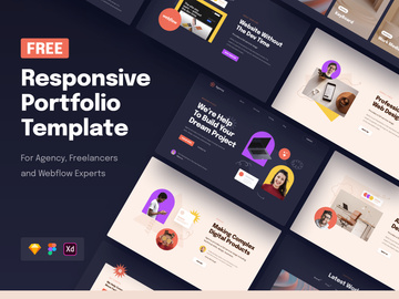 FREE Responsive Portfolio Template