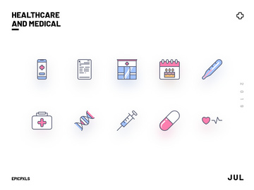 Healthcare and Medical Icons