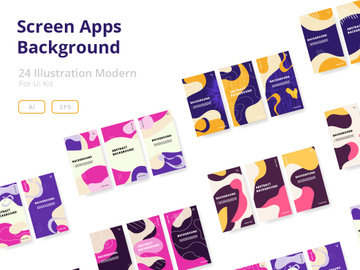 Screens abstract background trendy