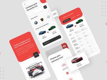 Car Comparison App Design
