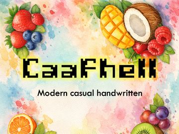 Caafhell – Modern Casual Handwritten Font - (TTF)