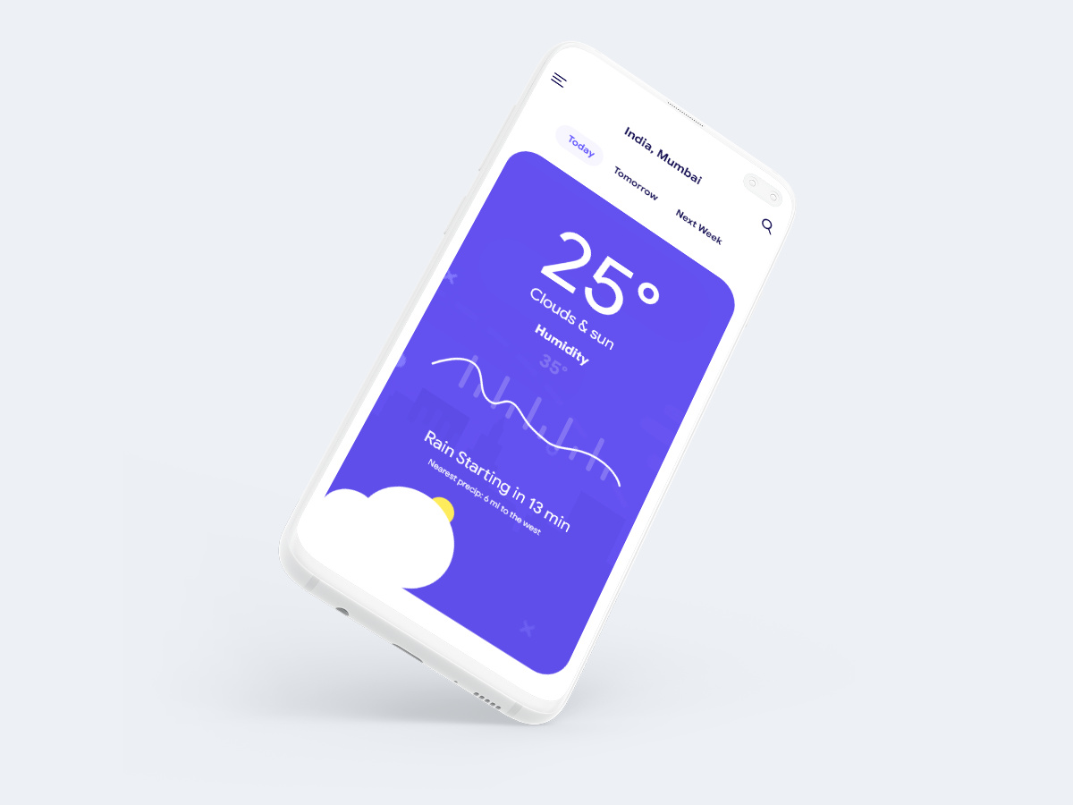 天气应用程序免费赠送(Weather App Freebie)插图3