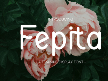 Fepita - Feminine Display Font