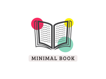 Book Logo Creative Education Vector Design Template
