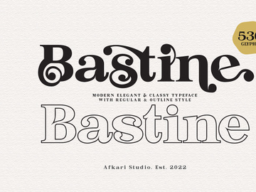 Bastine Modern Classy Serif Font