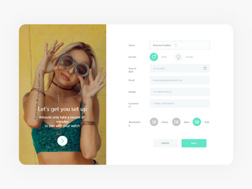 Profile Sign Up Form