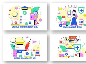 10 World Pharmacists Day Illustration