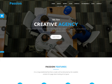 Passion - Material Design Agency Template