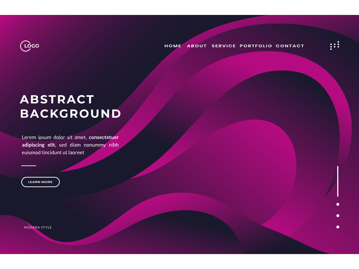 Plano de Fundo Abstrato Rosa Elegante com Ondas