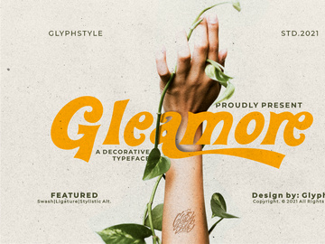 Gleamore Display Font