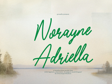 Norayne Adriella | Handwritten Script