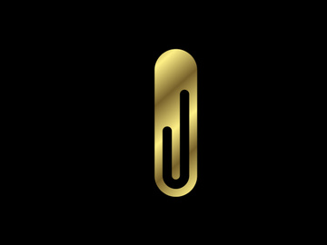 Golden capital letter. Graphic alphabet symbol for logo, Poster, Invitation. vector illustration