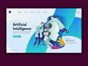 Artificial Intelligence Landing Page