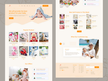 Baby-Care-Product-Website-Landing-Page