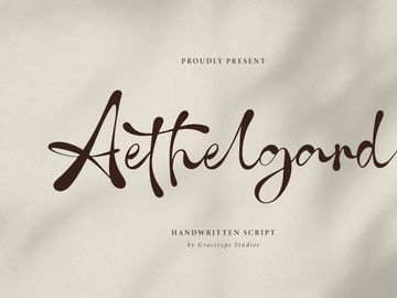 Aethelgard | Handwritten Script