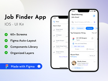 Jobbsyy - Job Finder App UI Kit