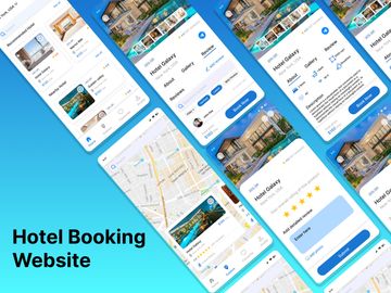 Hotel Booking App UI/UX Design – Travel & Reservation Mobile App