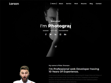 Html Website Template, Html Website Theme, Blog Template, CV Theme, Resume Website