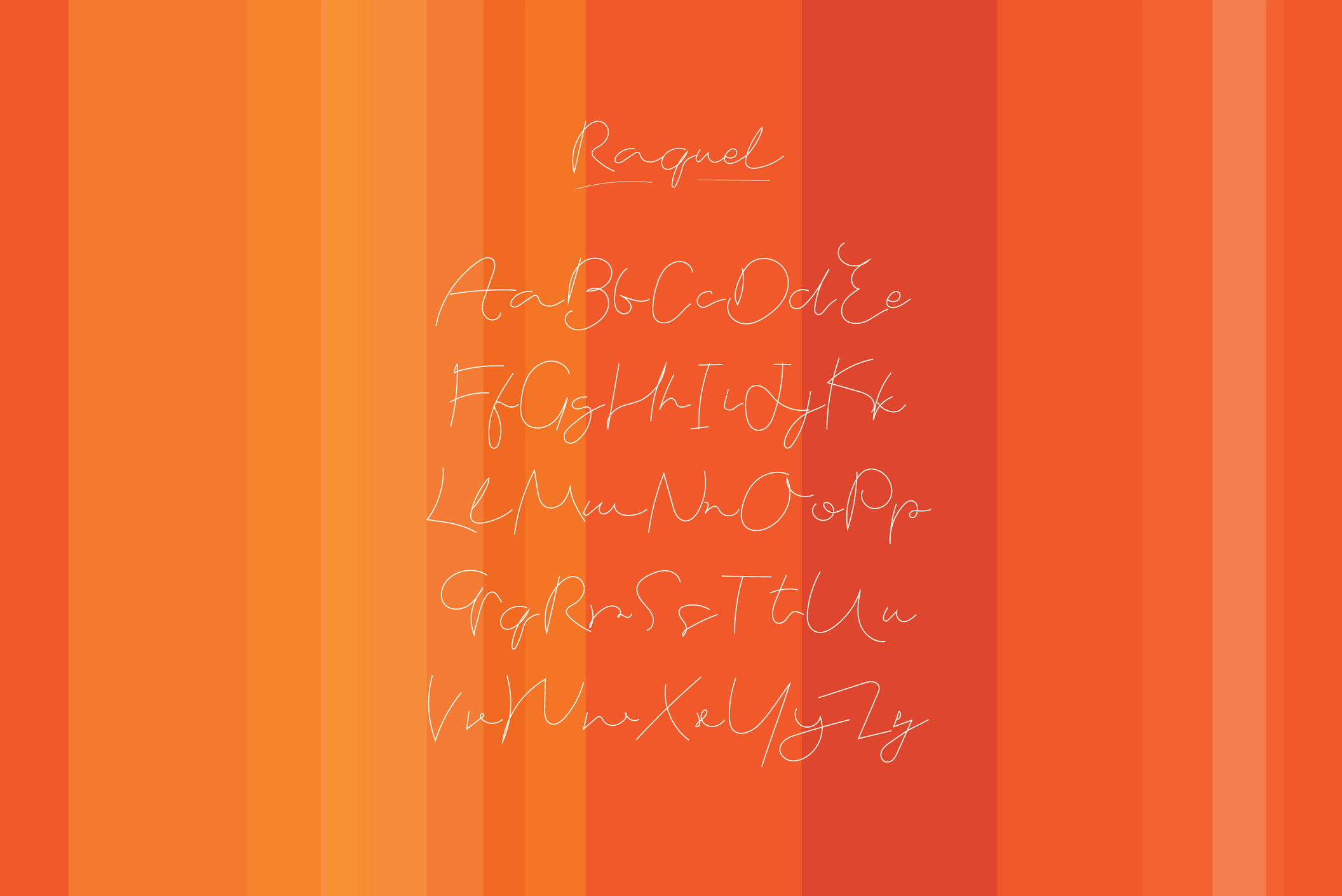 Raquel Handwritten Font