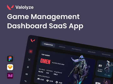 Valolyze - Game Management Dashboard Saas App