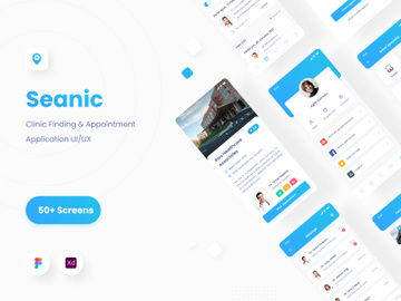 Seanic - Find Clinic App UI Kit