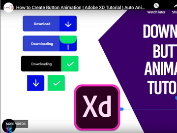 Download Button Animation Tutorial (with XD file)