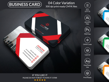 Professional Business Card Design Template