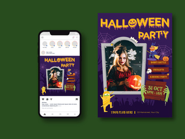 Halloween Party Flyer