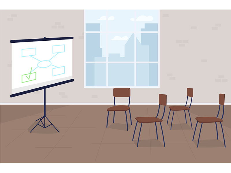 Business training flat concept vector illustration by The ~ EpicPxls