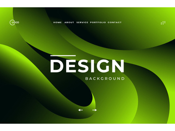 Dark Green Abstract Background