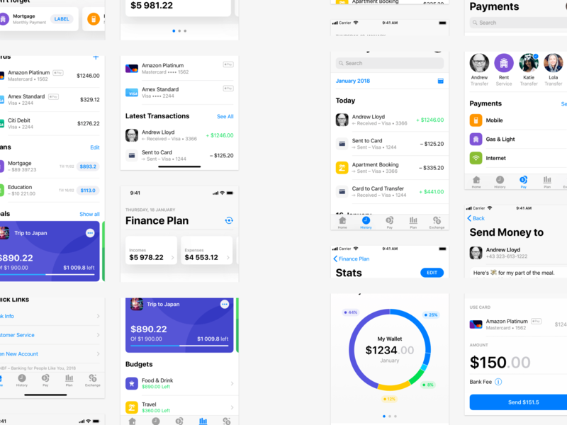 Finance App by UI-UX Designer ~ EpicPxls
