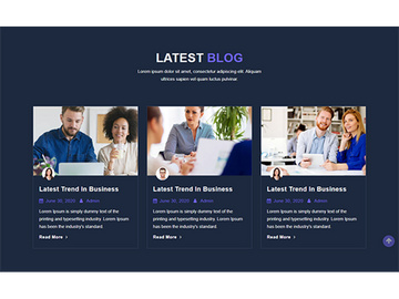 Blog Page Template Design