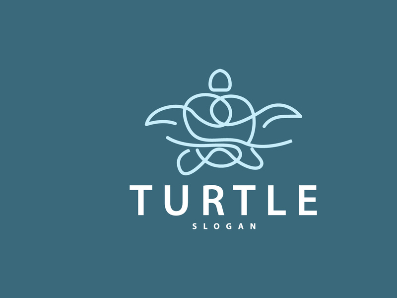 Turtle Logo Design Vector Illustration Symbol Template by ~ EpicPxls
