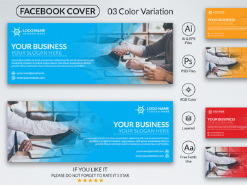 Corporate Facebook Cover Design Template