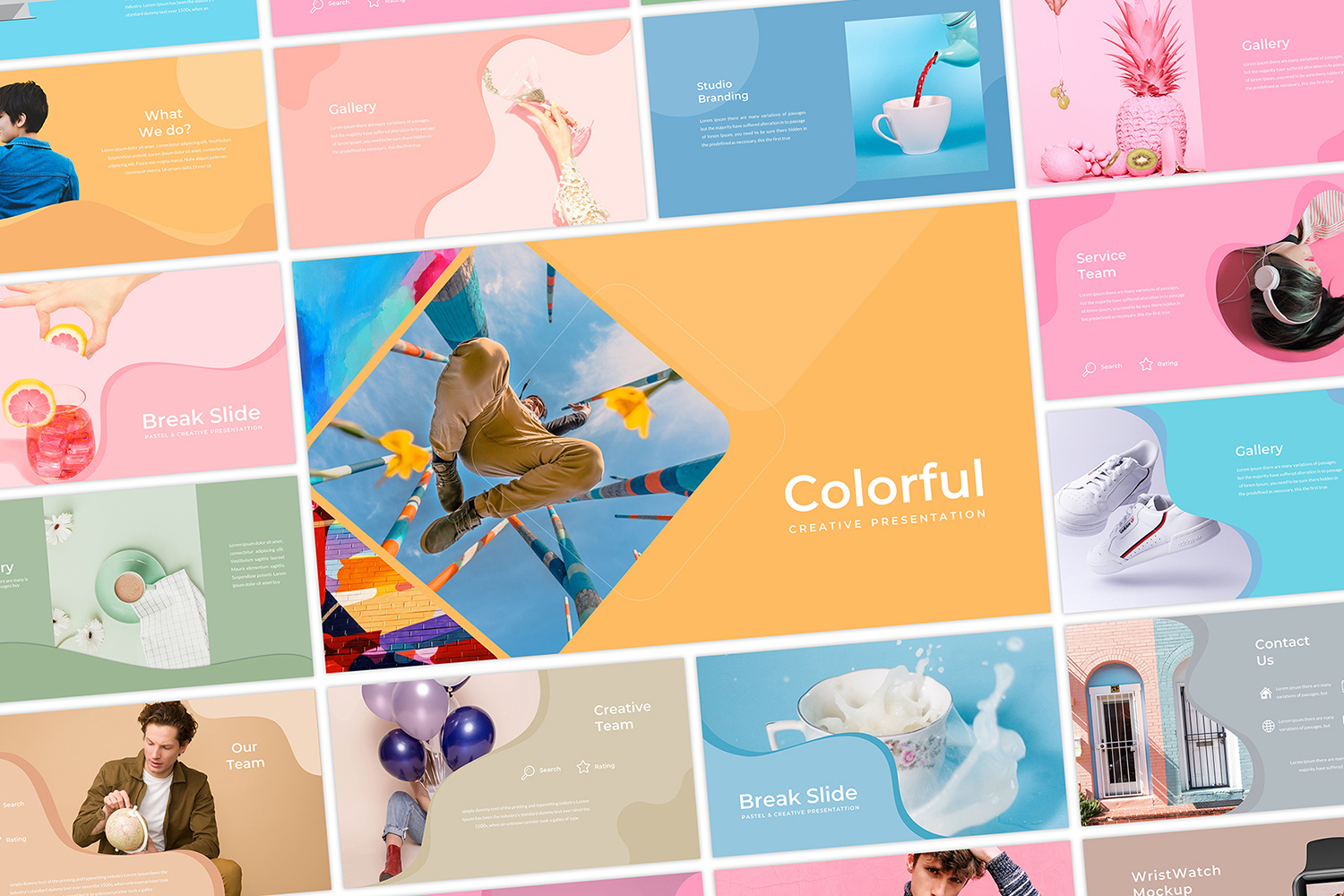 Colorful - Template PowerPoint