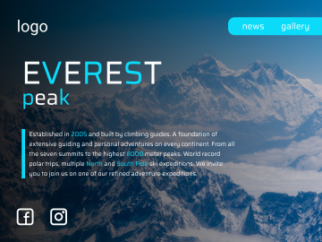 Everest Website Design UI