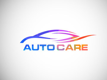 Low poly style logo sign symbol for the automotive company