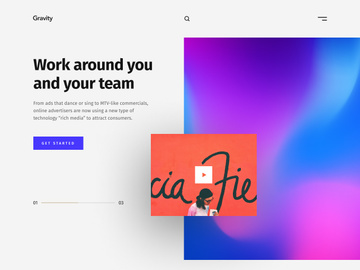 Gravity Agency Portfolio Template