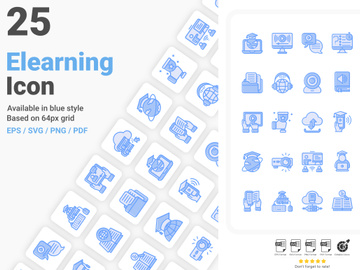 Online Learning Icon Pack