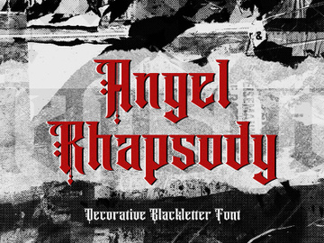 Angel Rhapsody - Blackletter Decorative Font